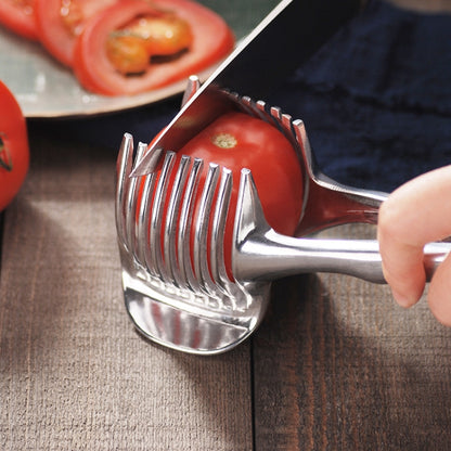 Aluminiumlegierung Zitronen-Tomatenschneider Eierschneider Obstschneidewerkzeug, Tomatenschneider