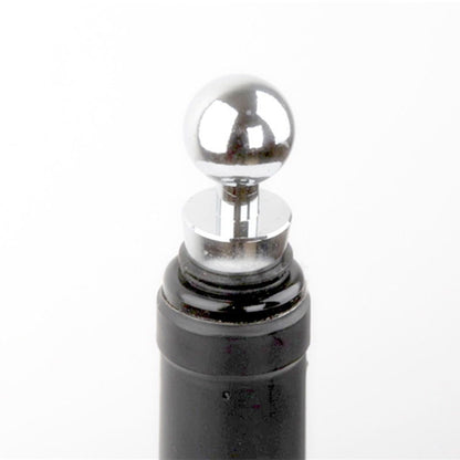 2 PCS Reusable Vacuum Sealed Red Wine Bottle Stopper, Round Shape