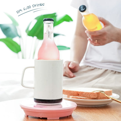 Schnelle Kühlung Heizkissen USB Mini Tragbare Auto Hause Heizung Und Kühlung Tasse, Rosa, Grün