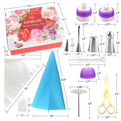 88-in-1-Dekorationsmund-Set, Kuchenback-Schmuckset, 88 Teile/Set