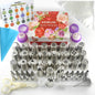88-in-1-Dekorationsmund-Set, Kuchenback-Schmuckset, 88 Teile/Set
