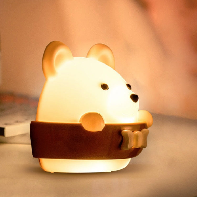 Bär Fernbedienung Nachtlicht Nachttisch Augenschutz Wandlampe mit 3 Lichtmodi, CN-Stecker, wiederaufladbar