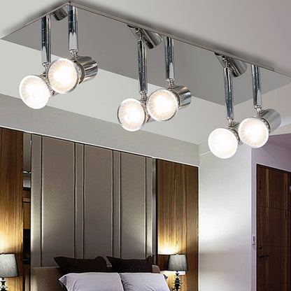 GU10 18W Dekorativer Restaurant-Küchen-Hintergrund-Wandstrahler, weißes Licht, Warmweiß, ohne Glühbirne