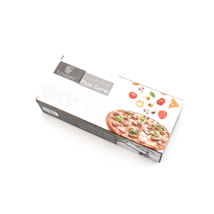 Pizzaschneider aus Edelstahl in Motorradform, Roller zum Schneiden von Pizza, Werkzeug, Motorrad