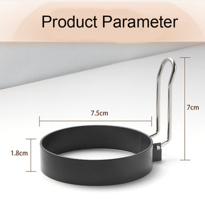 2er-Pack Eierring-Eisenspray, antihaftbeschichtet, rund, Omelett-Modell, Omelettform mit Pinsel, 2er-Pack, 4er-Pack