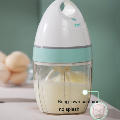 MEIZHIKOU Elektrischer Schneebesen, Haushalt, USB, klein, zum Backen, automatischer Schneebesen, Schlagsahne, Kuchenmixer, Kuchenmixer