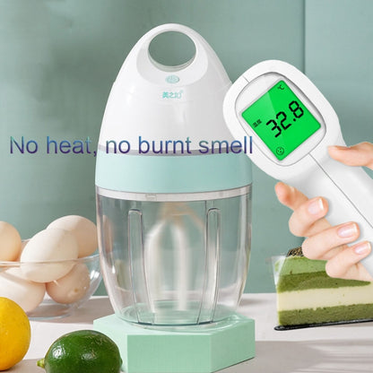 MEIZHIKOU Elektrischer Schneebesen, Haushalt, USB, klein, zum Backen, automatischer Schneebesen, Schlagsahne, Kuchenmixer, Kuchenmixer