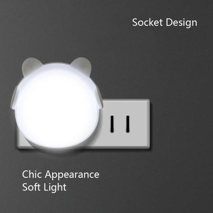 4 PCS Smart Light Control LED Schlafzimmer Mini Nachtlicht Energiesparende Nachttischlampe, US-Stecker