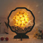 Paper Art Light And Shadow Paper Carving Lamp DIY Handmade Creative Small Table Lamp, Round-shaped, Fan-shaped, Arc-shaped