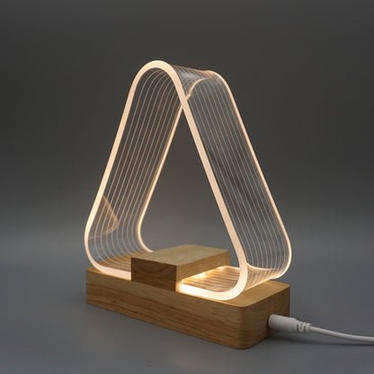 USB Einfache Studie Schreibtisch Lampe LED Acryl Nachtlicht