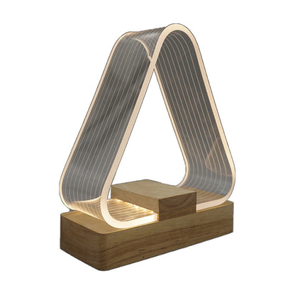 USB Einfache Studie Schreibtisch Lampe LED Acryl Nachtlicht