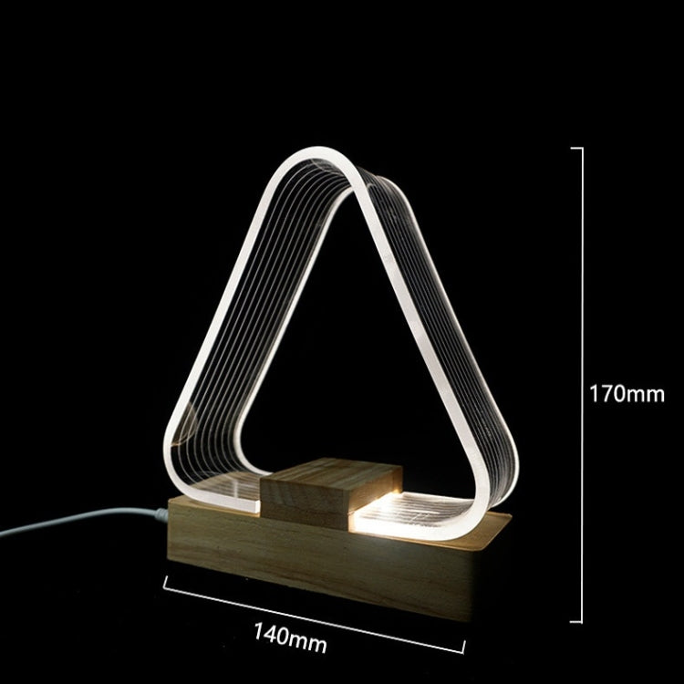 USB Einfache Studie Schreibtisch Lampe LED Acryl Nachtlicht