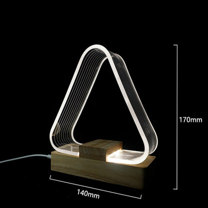 USB Einfache Studie Schreibtisch Lampe LED Acryl Nachtlicht