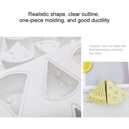 DIY Brushed Cheese Cake Handmade Soap Scented Candle Silicone Mold, Medium Cheese, Threaded Cheese, 8 Medium Cheese, Round Cheese