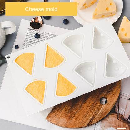 DIY Brushed Cheese Cake Handmade Soap Scented Candle Silicone Mold, Medium Cheese, Threaded Cheese, 8 Medium Cheese, Round Cheese