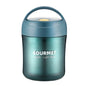 GOURMET Isolierbecher aus Edelstahl, doppelt versiegelt, isolierter Suppenbecher, Rot, Gelb, Blau