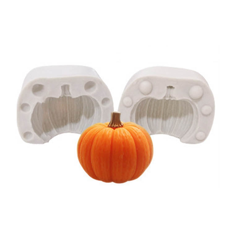 Halloween Dreidimensionale Kürbiskuchen DIY Duftkerze Silikonform, SW-36, SW-37, SW-44, SW-45, SW-46, SW-47, ZW-57, ZW-109