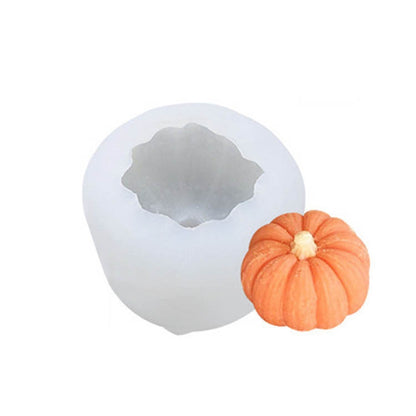 Halloween Dreidimensionale Kürbiskuchen DIY Duftkerze Silikonform, SW-36, SW-37, SW-44, SW-45, SW-46, SW-47, ZW-57, ZW-109