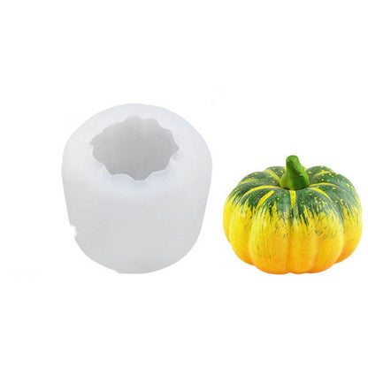 Halloween Dreidimensionale Kürbiskuchen DIY Duftkerze Silikonform, SW-36, SW-37, SW-44, SW-45, SW-46, SW-47, ZW-57, ZW-109