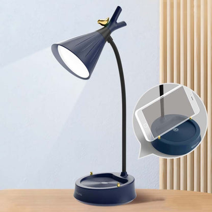 GIVELONG Forest Bird LED-Touch-USB-Tischlampe mit Handyhalter, Nachtlicht für Schlafzimmer und Nachttisch, GL361-1 Rot, GL361-2 Gelb, GL361-3 Blau, GL361-4 Grün, GL362-1 Pink, GL362-2 Gelb, GL362-3 Blau, GL362-4 Grün, GL363-1 Rot, GL363-2 Gelb ...