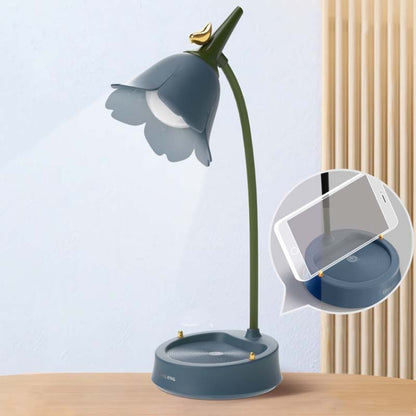 GIVELONG Forest Bird LED-Touch-USB-Tischlampe mit Handyhalter, Nachtlicht für Schlafzimmer und Nachttisch, GL361-1 Rot, GL361-2 Gelb, GL361-3 Blau, GL361-4 Grün, GL362-1 Pink, GL362-2 Gelb, GL362-3 Blau, GL362-4 Grün, GL363-1 Rot, GL363-2 Gelb ...