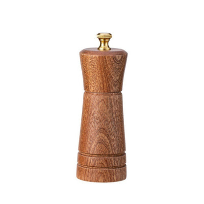 Holzpfeffermühle, Küche, Haushalt, manuell, festes Pfefferpulver, schwarze Pfeffermühle, Mühlenflasche, Gewürzglas, Stil 3, 5 Zoll, Stil 3, 8 Zoll