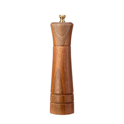 Holzpfeffermühle, Küche, Haushalt, manuell, festes Pfefferpulver, schwarze Pfeffermühle, Mühlenflasche, Gewürzglas, Stil 3, 5 Zoll, Stil 3, 8 Zoll