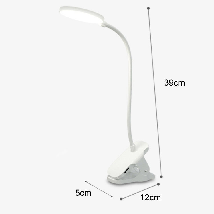 Aufladen 800 mAh, Einzelfarbtemperatur, dreistufige Einstellung, LED-Clip-Schreibtischlampe, USB-Augenschutz, Nachttischlampe, Plug-in, Aufladen 800 mAh