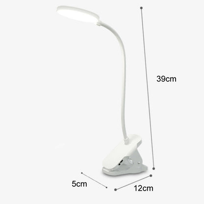 Aufladen 800 mAh, Einzelfarbtemperatur, dreistufige Einstellung, LED-Clip-Schreibtischlampe, USB-Augenschutz, Nachttischlampe, Plug-in, Aufladen 800 mAh