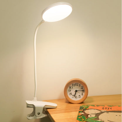 Aufladen 800 mAh, Einzelfarbtemperatur, dreistufige Einstellung, LED-Clip-Schreibtischlampe, USB-Augenschutz, Nachttischlampe, Plug-in, Aufladen 800 mAh