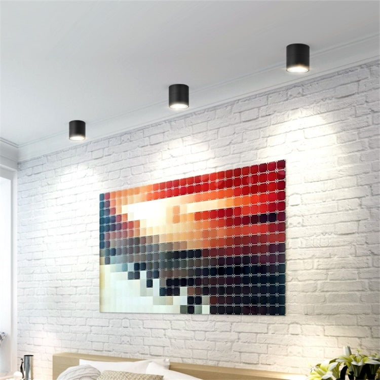 Um 360 Grad drehbarer, faltbarer COB-LED-Hintergrundstrahler, oberflächenmontierte Deckenleuchte, 7 W Warmweiß, 7 W Weiß, 5 W Warmweiß, 10 W Warmweiß, 10 W Weiß, 12 W Warmweiß, 12 W Weiß