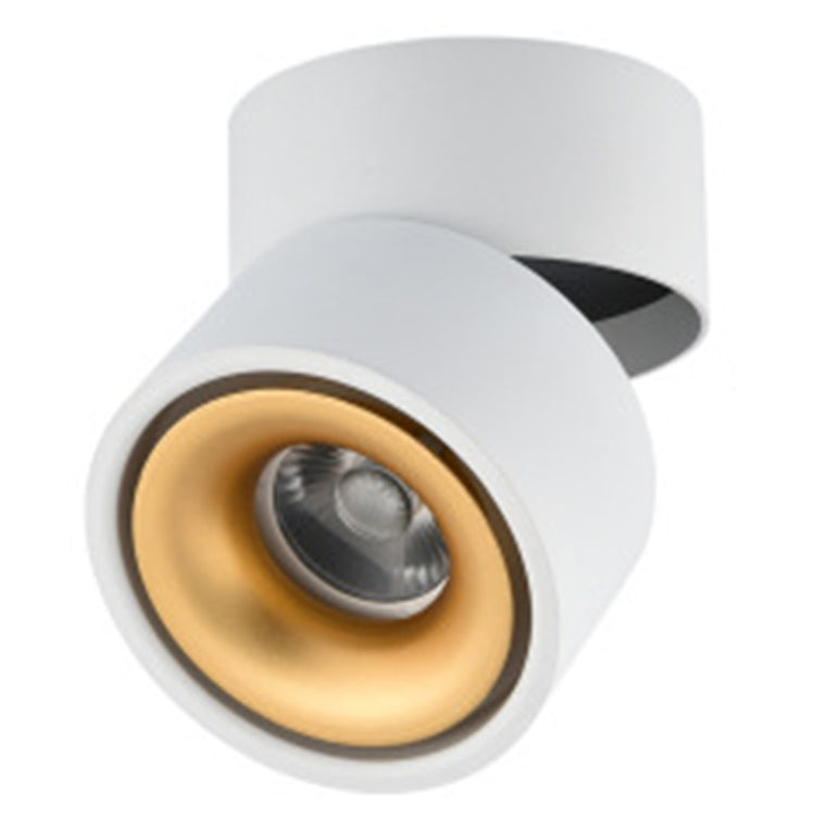 Um 360 Grad drehbarer, faltbarer COB-LED-Hintergrundstrahler, oberflächenmontierte Deckenleuchte, 7 W Warmweiß, 7 W Weiß, 5 W Warmweiß, 10 W Warmweiß, 10 W Weiß, 12 W Warmweiß, 12 W Weiß