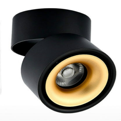 Um 360 Grad drehbarer, faltbarer COB-LED-Hintergrundstrahler, oberflächenmontierte Deckenleuchte, 7 W Warmweiß, 7 W Weiß, 5 W Warmweiß, 10 W Warmweiß, 10 W Weiß, 12 W Warmweiß, 12 W Weiß
