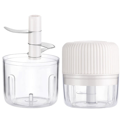 Household Vegetable Cutting Electric USB Garlic Masher Baby Mini Cooking Machine Baby Food Supplement Machine