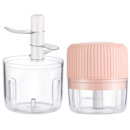 Household Vegetable Cutting Electric USB Garlic Masher Baby Mini Cooking Machine Baby Food Supplement Machine