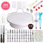 205-in-1-Drehteller-Set zum Dekorieren von Kuchen, Kuchendekorationsmund, Backutensilien, 205 Teile/Set