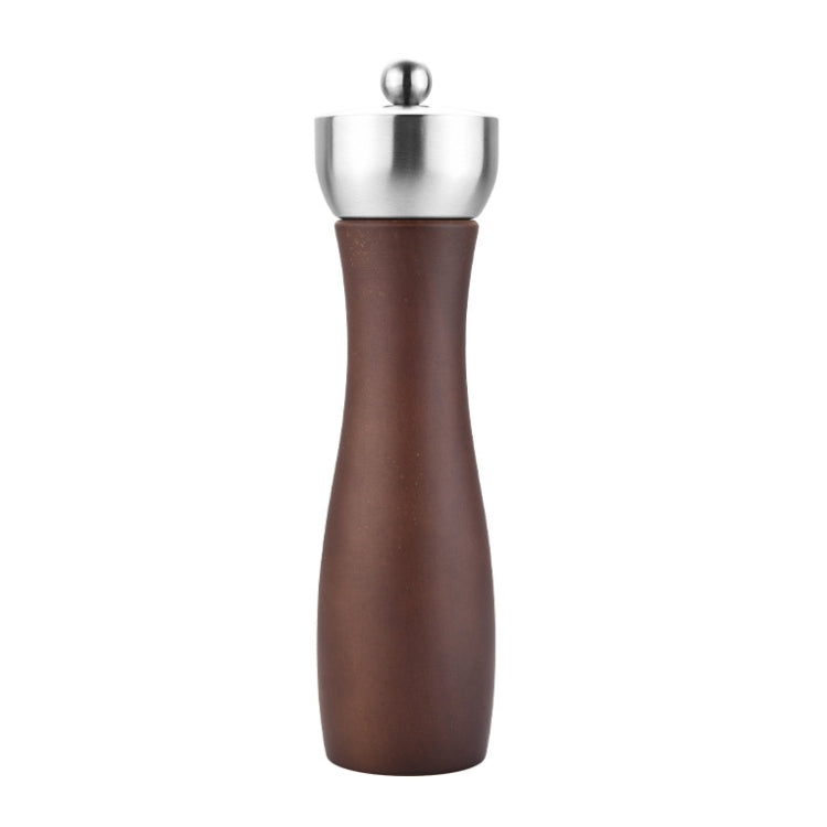 Manuelle Pfeffermühle aus Edelstahl 304 aus Buche, Pfeffermühle mit Keramikkern, Spezifikation: 20,3 cm, 2 Stück (Farbbox), Stil 5, 12,7 cm, Stil 5, 15,2 cm, Stil 5, 20,3 cm, Stil 5, 20,3 cm, 2 Stück