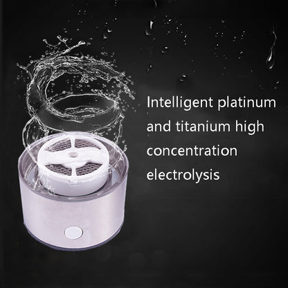 Tragbarer wasserstoffreicher Wasserbecher für die Gesundheit, hochkonzentrierter Negativ-Ionen-Elektrolysegenerator, 450 ml
