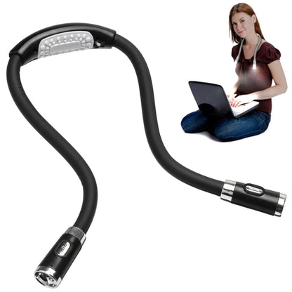 Tragbare U-förmige LED-Taschenlampe, flexibel, freihändig, zum Umarmen des Halses, zum Lesen von Büchern, Schwarz, Grün, Blau, Rosa