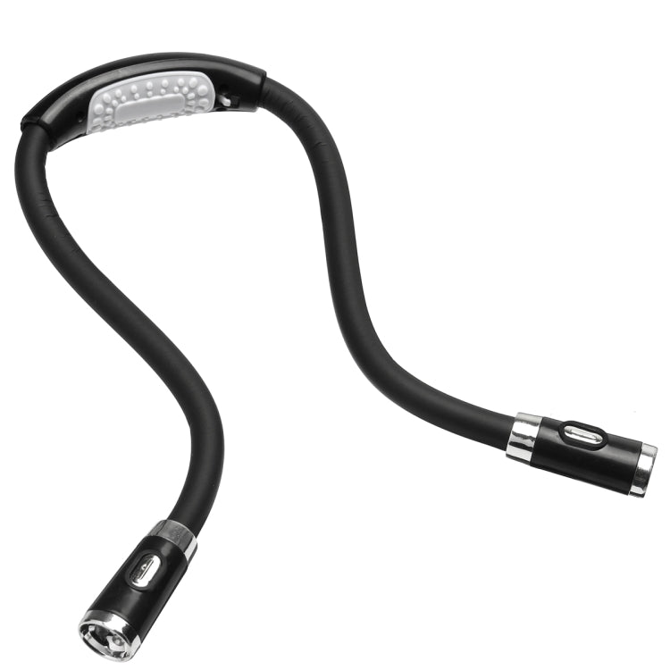 Tragbare U-förmige LED-Taschenlampe, flexibel, freihändig, zum Umarmen des Halses, zum Lesen von Büchern, Schwarz, Grün, Blau, Rosa