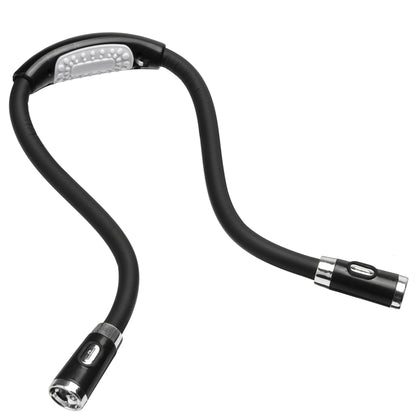 Tragbare U-förmige LED-Taschenlampe, flexibel, freihändig, zum Umarmen des Halses, zum Lesen von Büchern, Schwarz, Grün, Blau, Rosa