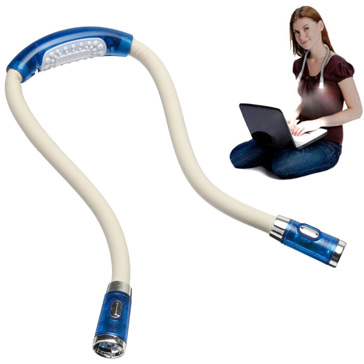 Tragbare U-förmige LED-Taschenlampe, flexibel, freihändig, zum Umarmen des Halses, zum Lesen von Büchern, Schwarz, Grün, Blau, Rosa
