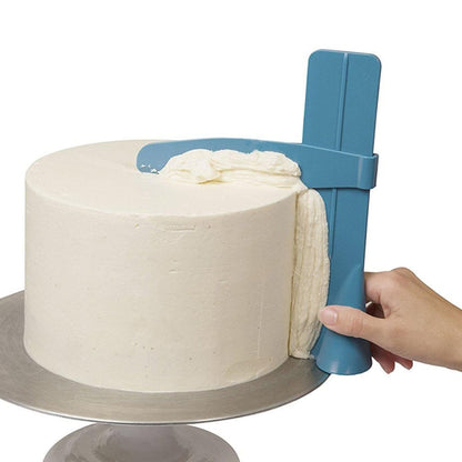 Einstellbare DIY Kuchen Schaber Glatter Fondant Spatel Kuchen Rand Glatter Creme