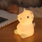 JX-YD-08 Silikon Kalb Kuh Nachtlicht LED Bunte Dimmen Pat Schlafen Nachttischlampe, JX-YD-08 Kalb Kuh