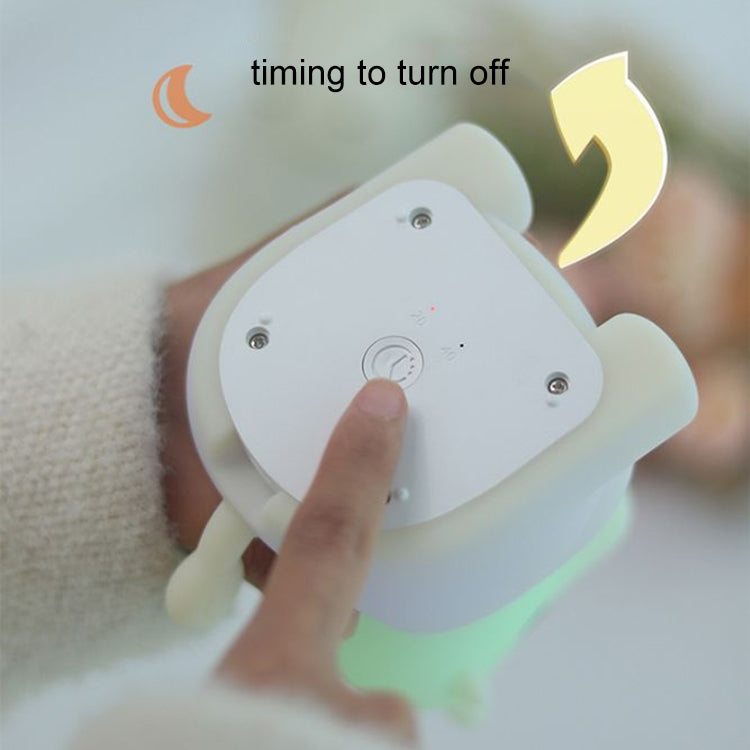 JX-YD-08 Silikon Kalb Kuh Nachtlicht LED Bunte Dimmen Pat Schlafen Nachttischlampe, JX-YD-08 Kalb Kuh