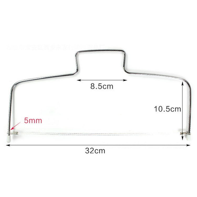 Edelstahl Verstellbarer Draht Kuchenschneider Slicer Leveler DIY Kuchen Backwerkzeuge, Kuchenschneider