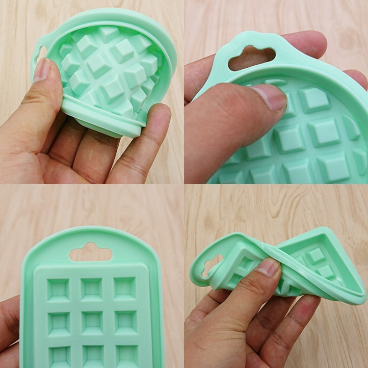 5-in-1-Waffelform aus lebensmittelechtem Silikon, für die Küche, Kuchen, Backzubehör, Rot, Grün, Beige, Rosa