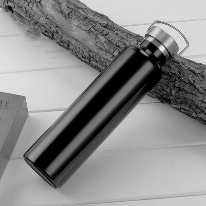 304 Vakuum-Edelstahl-Vakuumflasche, doppellagig, große Kapazität, Outdoor-Wasserflasche, Bergsteigen-Sportflasche