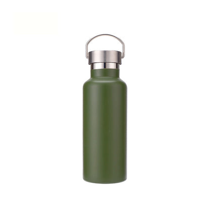 304 Vakuum-Edelstahl-Vakuumflasche, doppellagig, große Kapazität, Outdoor-Wasserflasche, Bergsteigen-Sportflasche