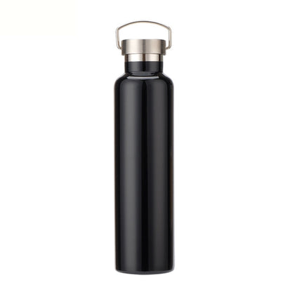 304 Vakuum-Edelstahl-Vakuumflasche, doppellagig, große Kapazität, Outdoor-Wasserflasche, Bergsteigen-Sportflasche